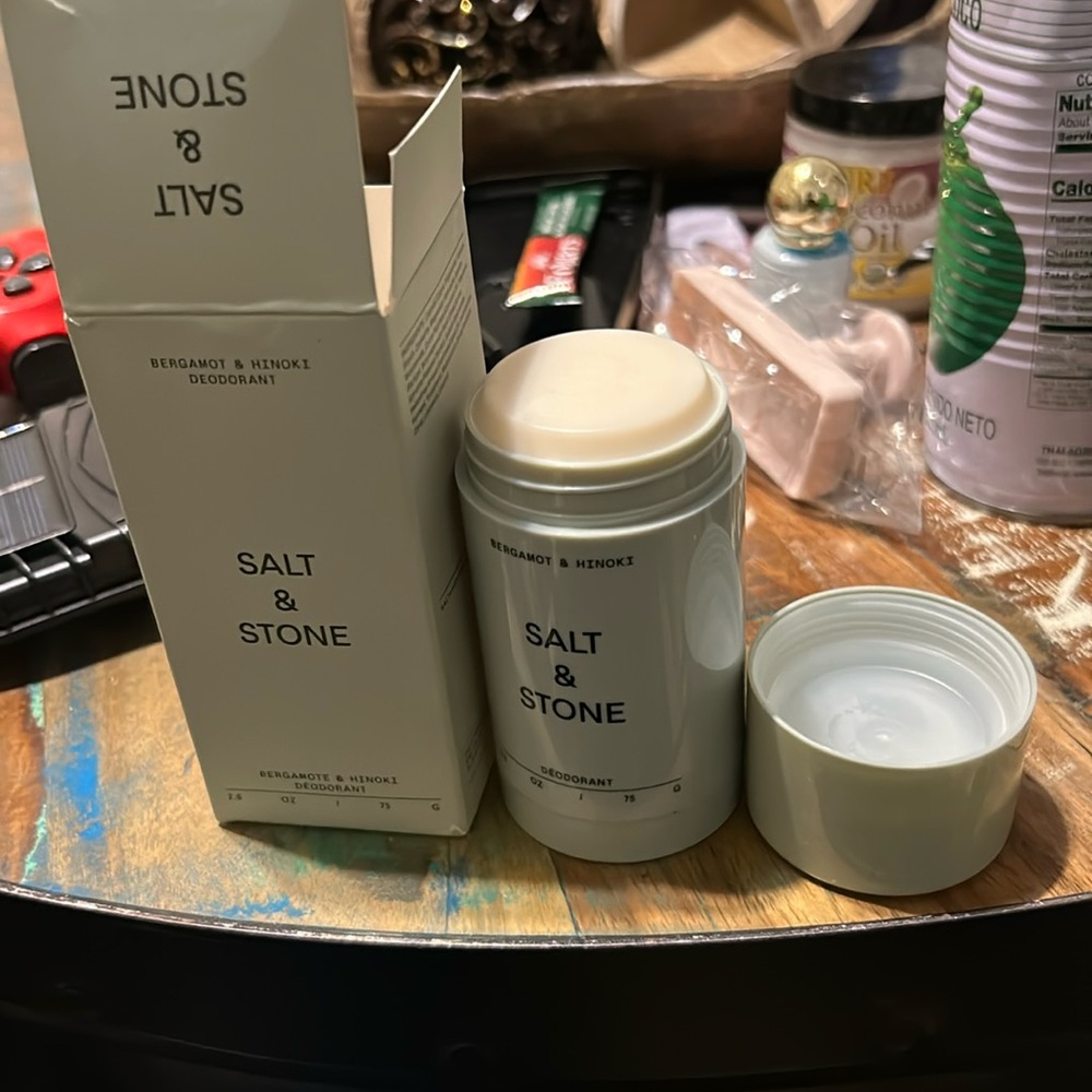 NIB Salt & Stone Bergamot & Hinoki Deodorant